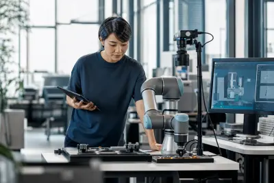 Human and AI reviewing changing occupations on a dashboard